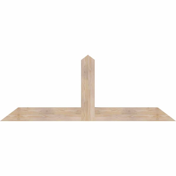 Ekena Millwork Portland Smooth Timber Gable Bracket, Douglas Fir, 72"W x 27"H x 3 1/2"D x 5 1/2"F, 9/12 Pitch GBW072X27X0406POR00SDF - main